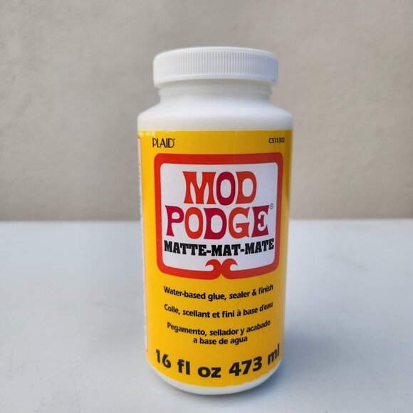 Mod Podge 16 oz Matte Sealer Glue & Finish Craft Supplies for Wood, Paper, Fabri - Picture 1 of 8